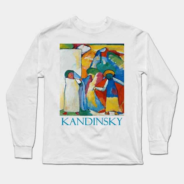 Improvisations 6 (African) by Wassily Kandinsky Long Sleeve T-Shirt by Naves